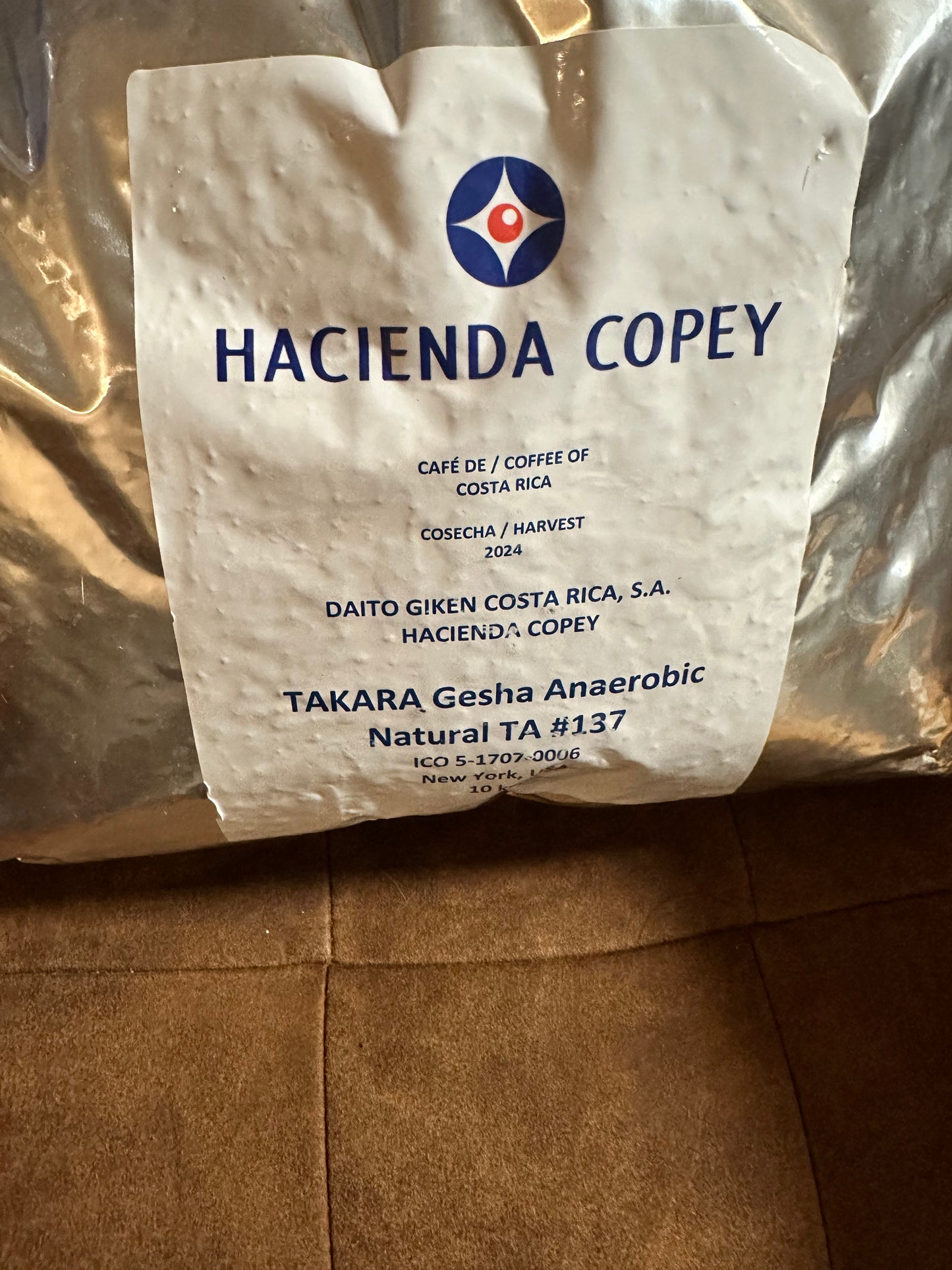 Hacienda Copey Takara Gesha Anaerobic Natural TA #137